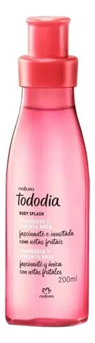 Natura Tododia Frambuesa Y Pimienta Rosa Body Splash 200 Ml