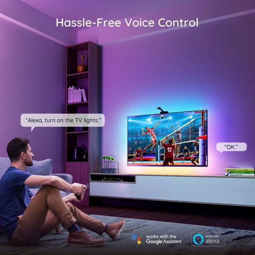 Imagen 6 de 10 de Govee Immersion Luces Led Rgbic Cámara Tv Ambilight Alexa Go