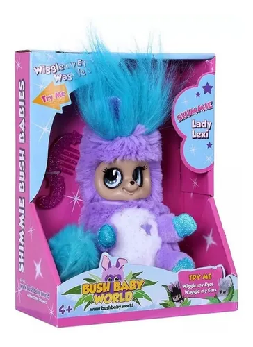 Bush Baby World Mueven Ojos Y Orejas Glitter Juego Juguete