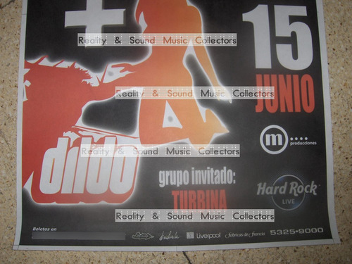 Guillotina + Dld Poster Hard Rock Original De Coleccion (Usado)