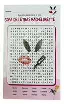 Comprar Juego Para Despedida De Soltera Novia Tablero Sopa De Letras