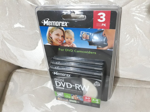Mini Dvd Regrabable Dvd-rw 30 Minutos 1.4 Gb Caja 3 Unidades