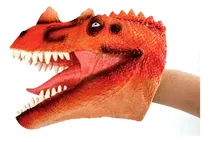 Comprar Titere Cabeza De Dinosaurio Tiranosaurio Rex T-rex Rojo