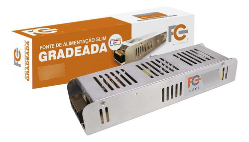 Fonte Slim Gradeada Ajustavel 12v 20a 240w Fita Led Camera