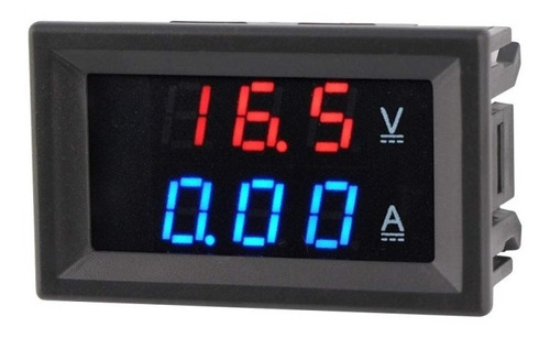 Voltímetro Amperímetro Digital Dc 100v 10a Som Bateria Carro