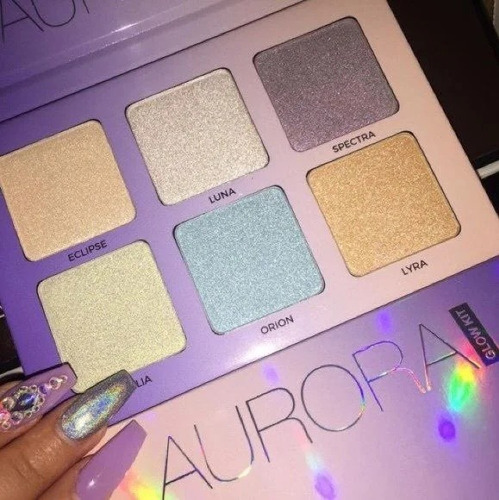 Paleta De Iluminador Glow Kit Aurora Anastasia Beverly Hills Tom Da Maquiagem 6 Tons