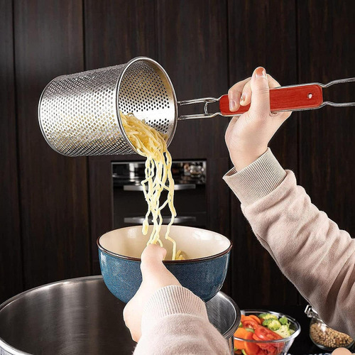 Cesta De Pasta De Malla De Papas Fritas Sifter Alimento S