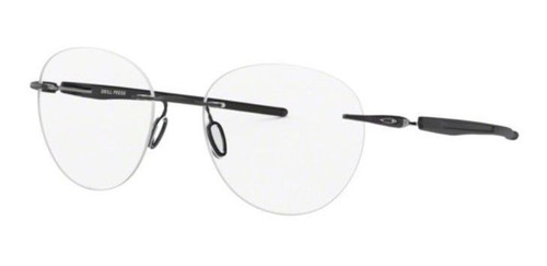 Armação Oculos Grau Oakley Drill Press Ox5143 0151 Titanio Cor Preto