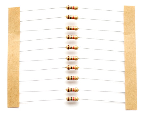 Resistor Carbono 1k 1/8w 5% - 200 Unidades