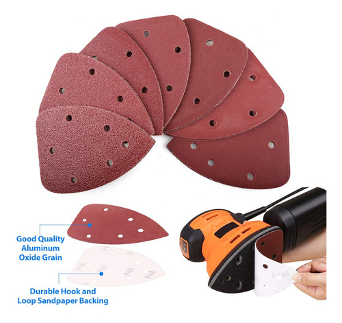 Lijadora Ryobi Con 70 Almohadillas Triangulares De Varios Gr