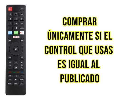 Control Compatible Hyundai Hyled3243nim Smart Tv