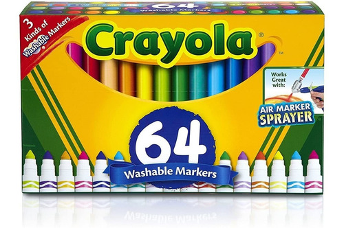 Juego De Rotuladores Lavables Crayola, Regalo Para Niños, Ma