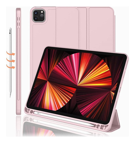 Funda Smartcover Para iPad Air 4ta 10.9 + Vidrio+ Esp. Lapiz