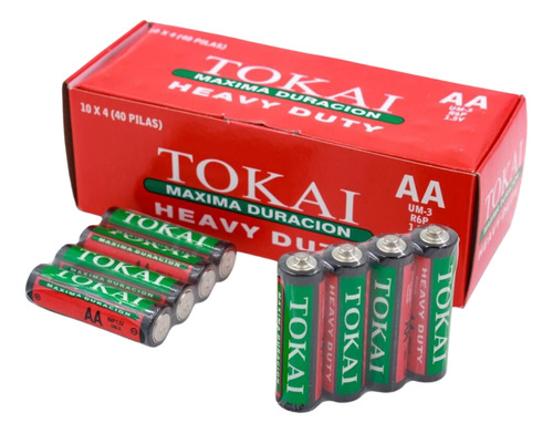 Pilas Alcalinas Aa 1.5v Tokai Pack 4 Pilas