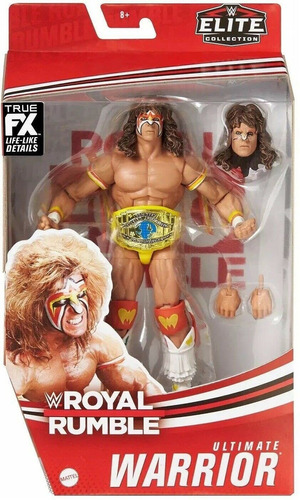 Figura De Acción Wwe Mattel Ultimate Warrior Royal Rumbl Fgc