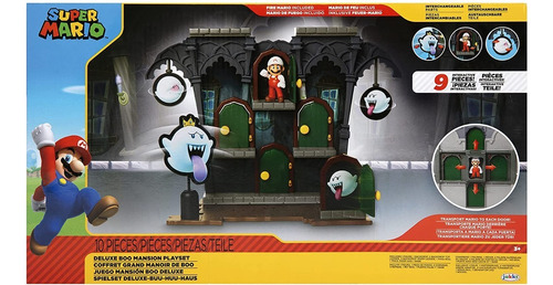 Nintendo - Deluxe Boo Mansión Set Con Accesorios Super Mario