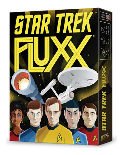 Looney Labs Star Trek Fluxx - El Mejor Juego De Cartas Juego