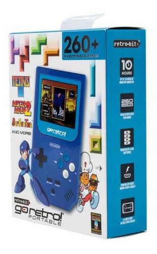 Consola Goretro Portable Azul