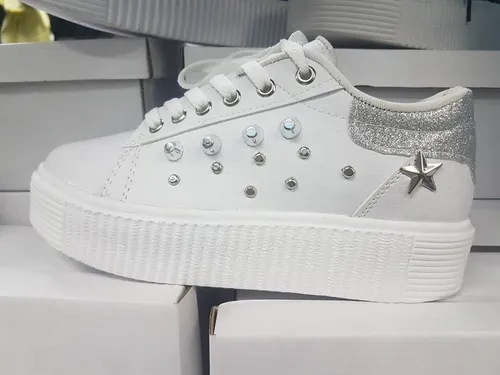Zapatillas Mujer Verano 2020 Dama Moda Tachas Cierre MercadoLibre