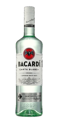 Ron Bacardí Carta Blanca Destilado 980ml-mataderos