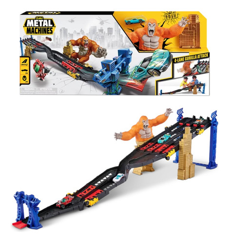 Pista Lanzadora Metal Machines Gorilla Attack 6769 Premium