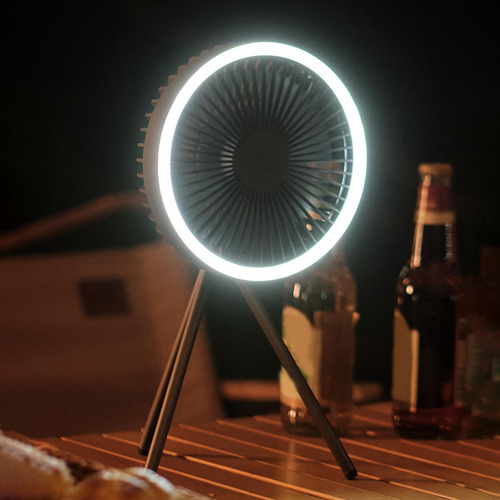 Ventilador De Mesa Con Trípode De 2x 3 Velocidades