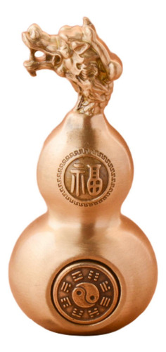 Mini Calabaza China De Latón, Adorno Feng Shui, Estatuilla