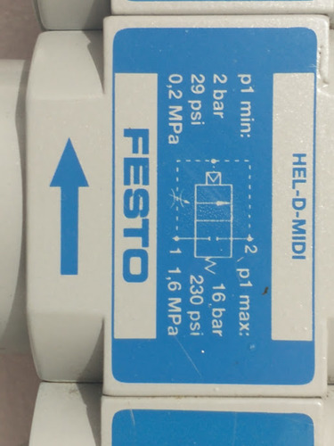 Festo Filtro Regulador Lfr-d -hel-hee-lr-d-lf-d-he-d (Usado)