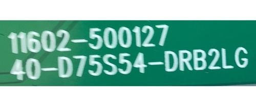 Led Driver Tcl 30835-000006 / 40d75s54-drb2LG Modelo 75s546 (Usado)