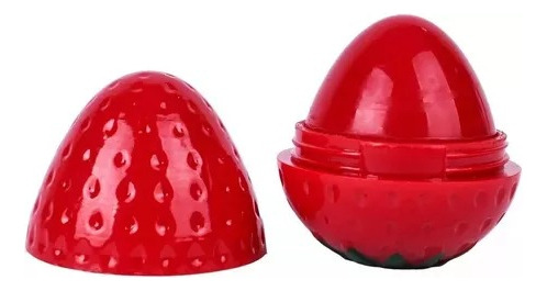 Caja De 24 Bálsamos Para Labios Hidratante Forma De Fresa