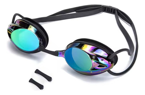 Goggles De Natación Genéricos Negro Con Tornasol