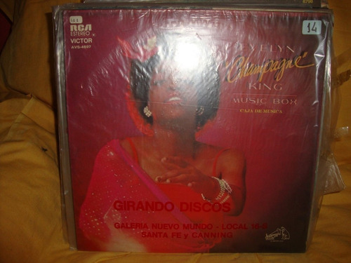 Vinilo Evelyn Champagne King Caja De Musica Si3