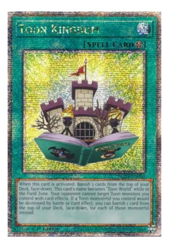 Yugioh! Toon Kingdom - Mp24 (quarter Century) 25th Toon Kingdom Inglés (Usado)