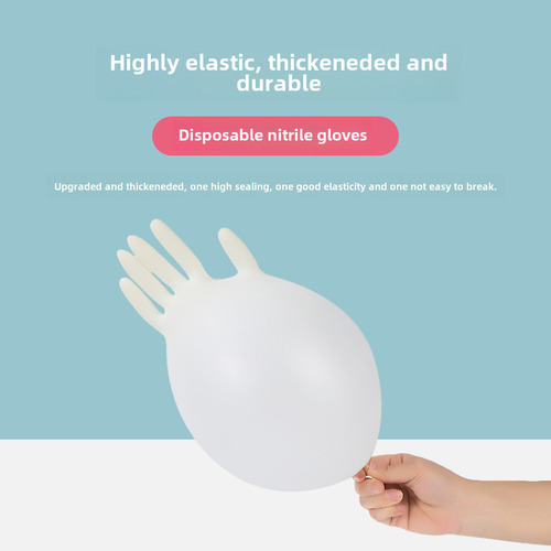 Guantes De Nitrilo De Alta Elasticidad En Caja S 100 Pzs.