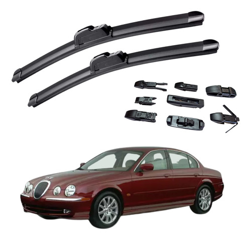 2 Plumas Limpiaparabrisas Reluvsa Jaguar S-type 2000