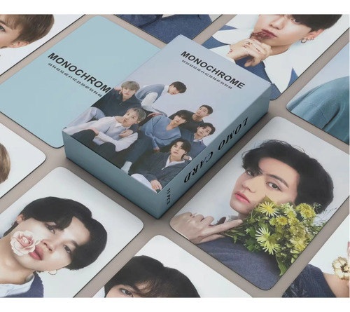 55 Photocards Bts - Monochrome