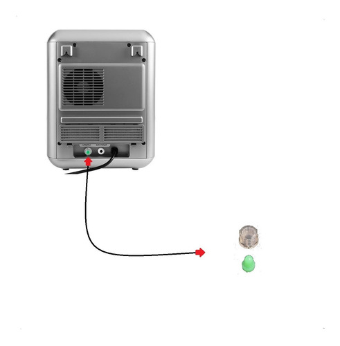 Imagem 1 de 6 de Borracha Tampa Do Dreno Purificador Electrolux Pe10b Wd10e