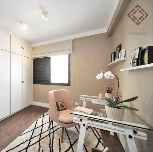 Imagem 10 de 19 de Apartamento Para Compra Com 3 Quartos E 2 Vagas Localizado No Brooklin - Ap55348