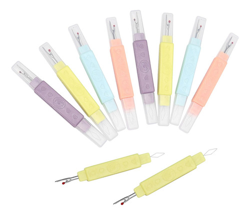 10 Uds. Enhebradores De Agujas Para Acolchar, Costura,