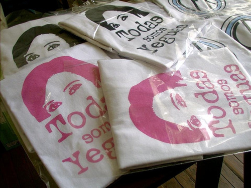 Imagen 2 de 10 de Remeras De Algodón Todas Somos Yeguas Diseños Kirchneristas