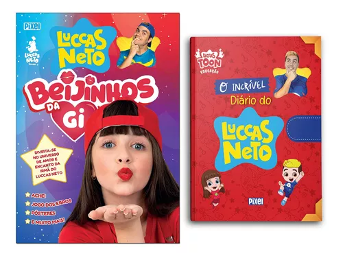 Livrão Beijinhos da Gi - Atividades Colorir, Luccas Neto