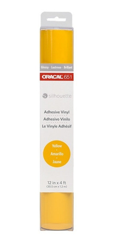 Vinil Adhesivo Oracal 651 Silhouette 12 Pulgadas Yellow