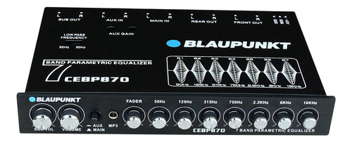 Ecualizador Digital De Audio 7 Bandas, Blaupunkt Cebp870