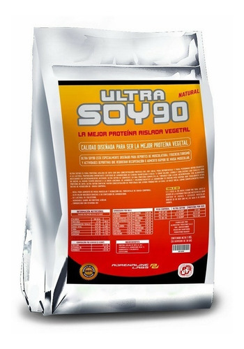 Proteina De Soya Natural 1k Sin Sabor Ni Endulcorantes