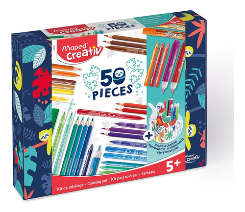 Set Para Colorear Maped Creativity X 50 Piezas