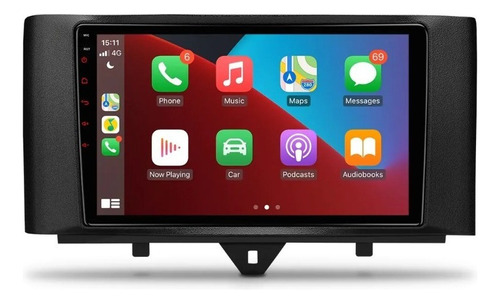 Android Smart Fortwo 2011-2015 Carplay Bluetooth Radio Usb