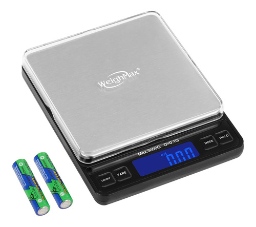 Weighmax Duo Series W-7800 - Báscula De Bolsillo Digital Pro