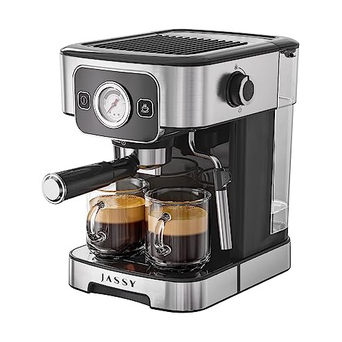 Jassy Espresso Coffee Machine 20 Bar Cappuccino Maker With M