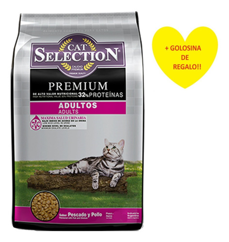 Alimento Cat Selection Gato Adulto 10k + Regalo!