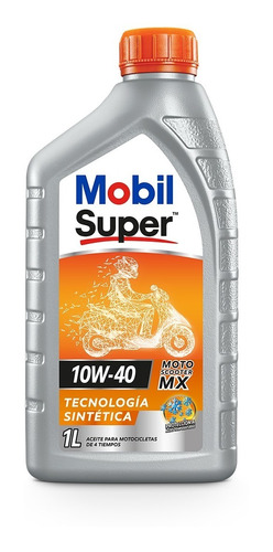 Mobil Super Moto Scooter Mx 10w40 Tecno Sintética - 4 Litros